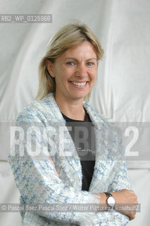 British writer, presenter and founder of the Orange Prize Kate Mosse at the Edinburgh International Festival 2005..Copyright©Pascal Saez.Pascal Saez/Writer Pictures/Rosebud2