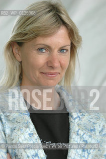 British writer, presenter and founder of the Orange Prize Kate Mosse at the Edinburgh International Festival 2005..Copyright©Pascal Saez.Pascal Saez/Writer Pictures/Rosebud2