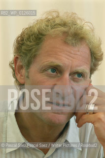 British poet, and Poet Laureate Andrew Motion, at the Edinburgh International Book Festival...Copyright©Pascal Saez.Pascal Saez/Writer Pictures/Rosebud2
