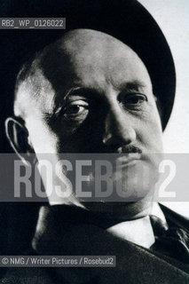 Robert Hale Mottram (1883-1971).English novelist..copyright©NMG/Writer Pictures/Rosebud2