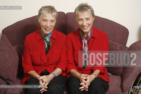 Authors Morna (left) and Helen (right) Mulgray.  ..©Tina Norris/Writer Pictures/Rosebud2