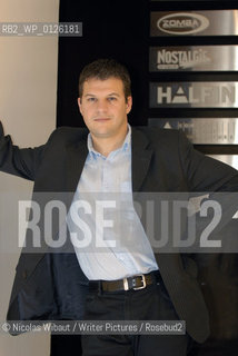 Guillaume Musso.writer of parce que je t aime .Radio nostalgie.Copyright©Nicolas Wibaut/Writer Pictures/Rosebud2
