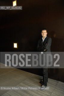 Guillaume Musso.writer of parce que je t aime .Radio nostalgie.Copyright©Nicolas Wibaut/Writer Pictures/Rosebud2