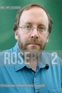 Writer Douglas MacGowan at the Edinburgh International Book Festival 2007. ..Copyright©Pascal Saez/Writer Pictures/Rosebud2