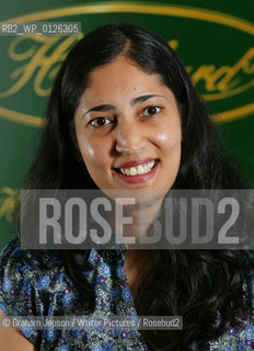 , nominee for the Man Booker Prize 2006 at a photocall in London today..copyright©Graham Jepson/Writer Pictures/Rosebud2