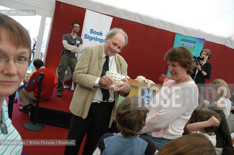 Scottish writer Alexander McCall Smith at the Edinburgh International Book Festival...Copyright©Pascal Saez/Writer Pictures/Rosebud2