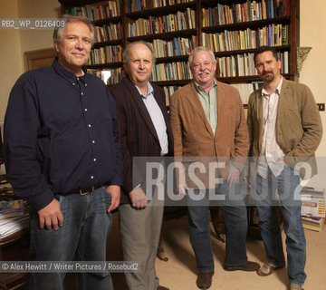 Alexander McCall-Smith & Armistead Maupin.  .The masters of serial novels meet at Alexanders home in Edinburgh...Copyright©Alex Hewitt/Writer Pictures/Rosebud2