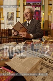 Alexander McCall Smith, Patron of the Christian Aid Book Fair for 2004..Sandy was signing copies of his books and also wrote an inscription on the first installment of 44 Scotland Street, his Scotsman Serial..Copyright©Rob McDougall/TSPL/Writer Pictures/Rosebud2