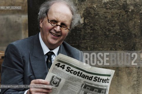 Alexander McCall Smith, Patron of the Christian Aid Book Fair for 2004..Sandy was signing copies of his books and also wrote an inscription on the first installment of 44 Scotland Street, his Scotsman Serial..Copyright©Rob McDougall/TSPL/Writer Pictures/Rosebud2