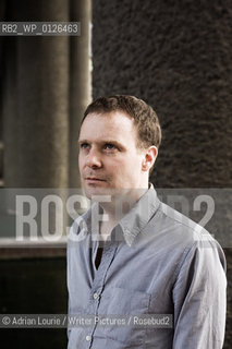 Author  Tom McCarthy, photographed outside The Barbican in London..©Adrian Lourie/Writer Pictures/Rosebud2
