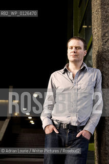 Author  Tom McCarthy, photographed outside The Barbican in London..©Adrian Lourie/Writer Pictures/Rosebud2