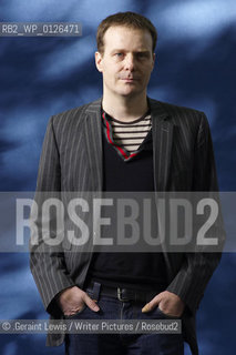 Tom McCarthy, English novelist and conceptual artist, at the Edinburgh International Book Festival, August 29, 2010..©.Geraint Lewis/Writer Pictures/Rosebud2