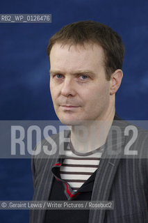 Tom McCarthy, English novelist and conceptual artist, at the Edinburgh International Book Festival, August 29, 2010..©.Geraint Lewis/Writer Pictures/Rosebud2