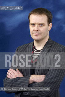 Tom McCarthy, English novelist and conceptual artist, at the Edinburgh International Book Festival, August 29, 2010..©.Geraint Lewis/Writer Pictures/Rosebud2