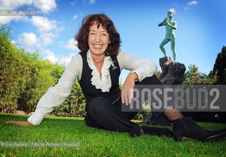 Geraldine McCaughrean the author of the official sequel to J.M.Barries Peter Pan.. Peter Pan in Scarlet..photographed at J.M.Barries birth place, in Kirriemuir...Copyright©Alan Peebles//Writer Pictures/Rosebud2