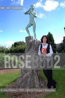 Geraldine McCaughrean the author of the official sequel to J.M.Barries Peter Pan.. Peter Pan in Scarlet..photographed at J.M.Barries birth place, in Kirriemuir... Copyright©Alan Peebles/TSPL/Writer Pictures/Rosebud2