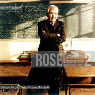 Irish American author Frank McCourt..Copyright©Gasper Tringale/Writer Pictures/Rosebud2
