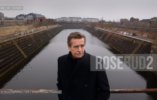 William McIlvanney, pictured in the Graving Docks in Govan.. .copyright©Steven Mansfield/TSPL/Writer Pictures/Rosebud2