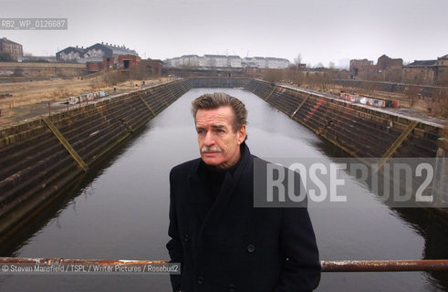 William McIlvanney, pictured in the Graving Docks in Govan.. .copyright©Steven Mansfield/TSPL/Writer Pictures/Rosebud2