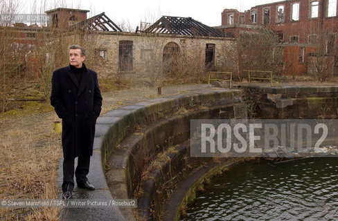 William McIlvanney, pictured in the Graving Docks in Govan.. .copyright©Steven Mansfield/TSPL/Writer Pictures/Rosebud2