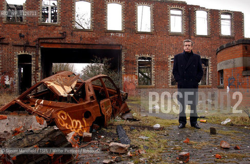 William McIlvanney, pictured in the Graving Docks in Govan.. .copyright©Steven Mansfield/TSPL/Writer Pictures/Rosebud2