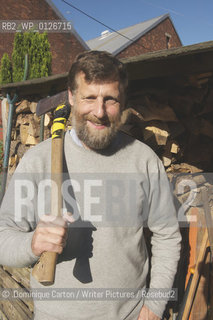 Alastair McIntosh, Scottish writer, academic and activist, at home in Glasgow, Scotland, July 29, 2010..©.Dominique Carton/Writer Pictures/Rosebud2