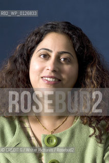 Anita Nair ,Indian Novelist whose novel Mistress tells of Art and Adultery in Kerala..©CREDIT G/Writer Pictures/Rosebud2