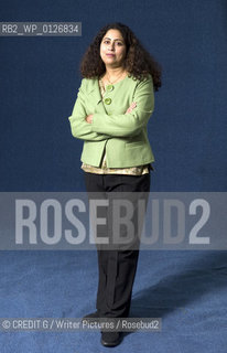 Anita Nair ,Indian Novelist whose novel Mistress tells of Art and Adultery in Kerala..©CREDIT G/Writer Pictures/Rosebud2
