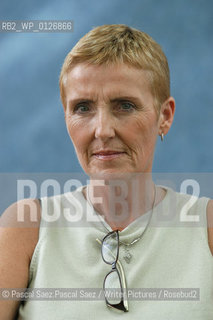British writer Susan Nathan, author of The Other Side of Israel, an account of her life as the only jew in an all-arab town in Israel, here at the Edinburgh International Book Festival 2005..Copyright©Pascal Saez.Pascal Saez/Writer Pictures/Rosebud2