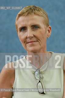 British writer Susan Nathan, author of The Other Side of Israel, an account of her life as the only jew in an all-arab town in Israel, here at the Edinburgh International Book Festival 2005..Copyright©Pascal Saez.Pascal Saez/Writer Pictures/Rosebud2