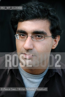 British writer Kamran Nazeer, author of Send In The Idiots at the Edinburgh International Book Festival...Copyright©Pascal Saez/Writer Pictures/Rosebud2