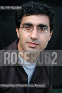 British writer Kamran Nazeer, author of Send In The Idiots at the Edinburgh International Book Festival...Copyright©Pascal Saez/Writer Pictures/Rosebud2