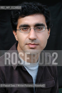 British writer Kamran Nazeer, author of Send In The Idiots at the Edinburgh International Book Festival...Copyright©Pascal Saez/Writer Pictures/Rosebud2