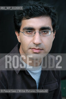 British writer Kamran Nazeer, author of Send In The Idiots at the Edinburgh International Book Festival...Copyright©Pascal Saez/Writer Pictures/Rosebud2