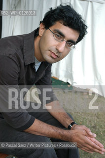British writer Kamran Nazeer, author of Send In The Idiots at the Edinburgh International Book Festival...Copyright©Pascal Saez/Writer Pictures/Rosebud2