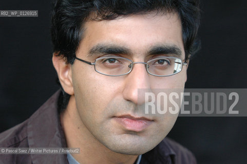 British writer Kamran Nazeer, author of Send In The Idiots at the Edinburgh International Book Festival...Copyright©Pascal Saez/Writer Pictures/Rosebud2