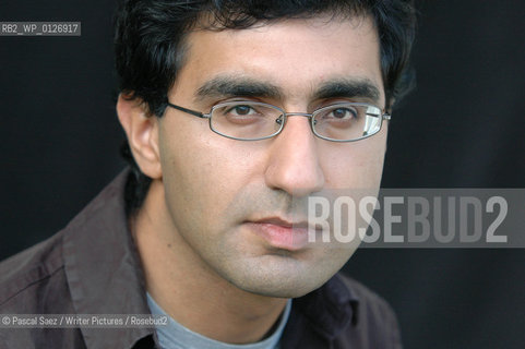 British writer Kamran Nazeer, author of Send In The Idiots at the Edinburgh International Book Festival...Copyright©Pascal Saez/Writer Pictures/Rosebud2