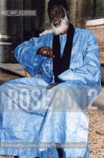 Senegalese writer Abasse Ndione at Romes International Literature Festival..Copyright©Antionetta Lunesu/Writer Pictures/Rosebud2