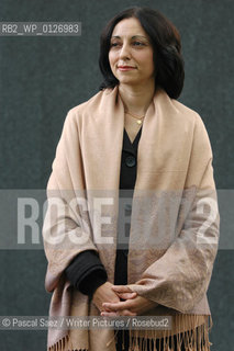 Iranian author Marina Nemat at the Edinburgh International Book Festival 2007. ..Copyright©Pascal Saez/Writer Pictures/Rosebud2