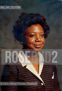 Flora Nwapa. (January 18, 1931 – 1993) .She has been called the mother of modern African literature..copyright©CALS/Writer Pictures/Rosebud2