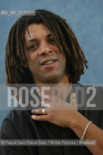 Writer David Nwokedi, author of Fitzgeralds Wood at the Edinburgh International Book Festival 2005...Copyright©Pascal Saez.Pascal Saez/Writer Pictures/Rosebud2