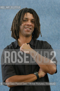 Writer David Nwokedi, author of Fitzgeralds Wood at the Edinburgh International Book Festival 2005...Copyright©Pascal Saez.Pascal Saez/Writer Pictures/Rosebud2