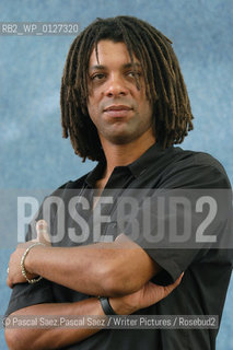 Writer David Nwokedi, author of Fitzgeralds Wood at the Edinburgh International Book Festival 2005...Copyright©Pascal Saez.Pascal Saez/Writer Pictures/Rosebud2