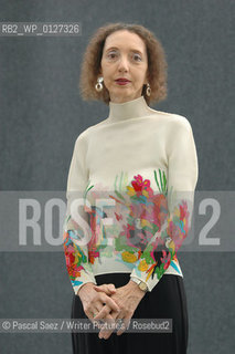 American writer Joyce Carol Oates, author of Black Girl/White Girl,  at the Edinburgh International Book Festival 2007. ..Copyright©Pascal Saez/Writer Pictures/Rosebud2