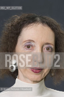 Joyce Carol Oates,American Author.Her new novel is Black Girl White Girl examines the issues of race in the Vietnam War  . CREDIT Ger©Writer Pictures/Rosebud2