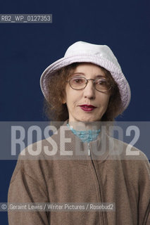 Joyce Carol Oates, American author, at the Edinburgh International Book Festival, August 29, 2010..©.Geraint Lewis/Writer Pictures/Rosebud2