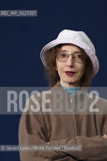 Joyce Carol Oates, American author, at the Edinburgh International Book Festival, August 29, 2010..©.Geraint Lewis/Writer Pictures/Rosebud2
