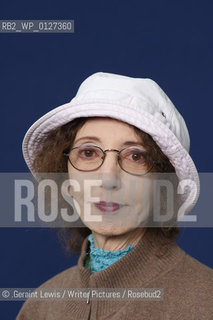 Joyce Carol Oates, American author, at the Edinburgh International Book Festival, August 29, 2010..©.Geraint Lewis/Writer Pictures/Rosebud2