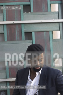 STAnza poetry festival 2010. Ben Okri outside the Byre Theatre in St Andrews..copyright©Dan Phillips/Writer Pictures/Rosebud2