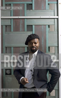 STAnza poetry festival 2010. Ben Okri outside the Byre Theatre in St Andrews..copyright©Dan Phillips/Writer Pictures/Rosebud2